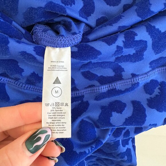 Balance Athletica - Velvet leopard print leggings - Picture 3 of 4